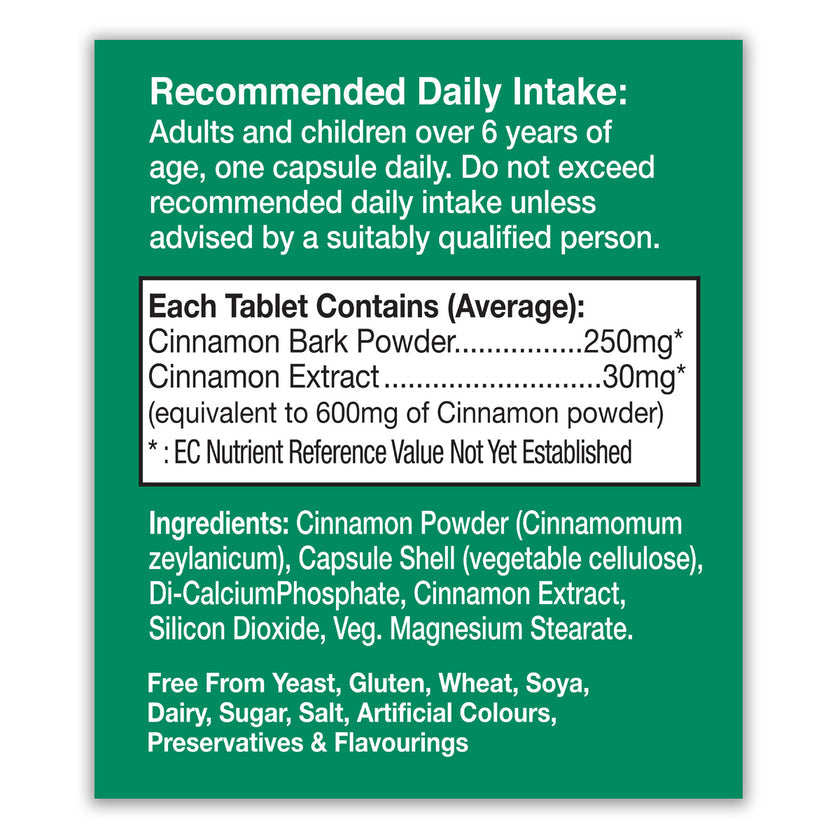 HealthAid Cinnamon 850mg Capsules