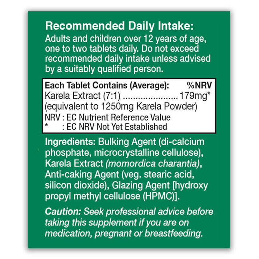 HealthAid Karela Extract 1250mg Tablets