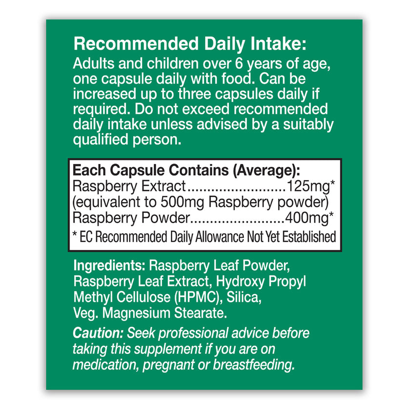 HealthAid Raspberry 500mg Vegicaps