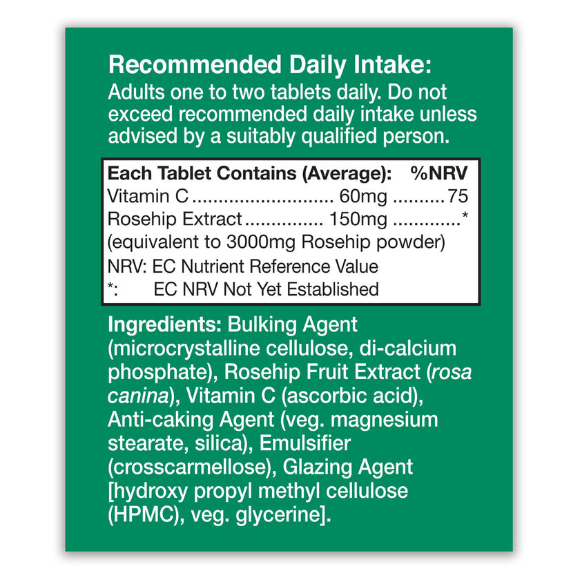 HealthAid Rosehip 3000mg Tablets