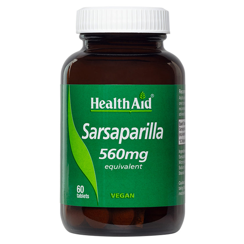 HealthAid Sarsaparilla 560mg Tablets