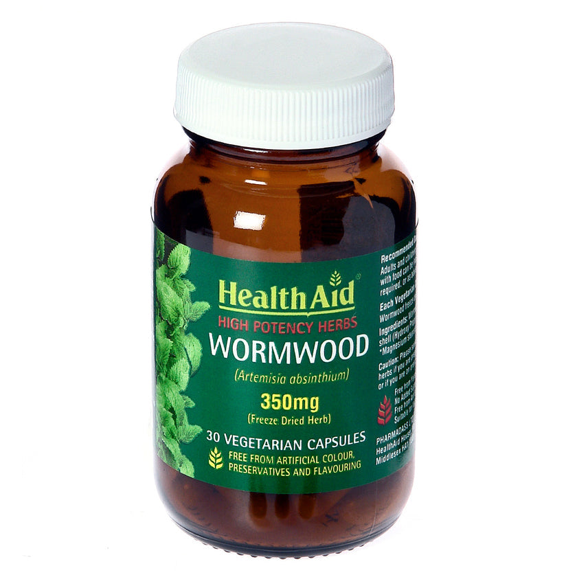 HealthAid Wormwood 350mg Vegicaps