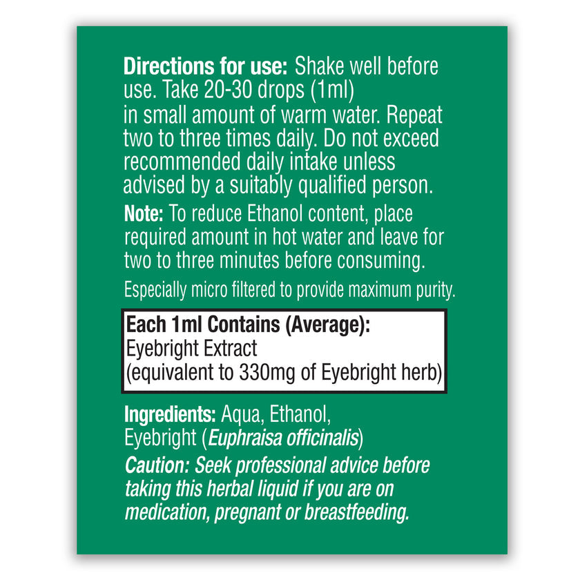 HealthAid Eyebright (Euphrasia officinalis) Liquid