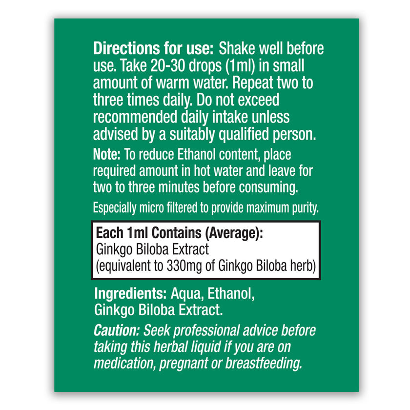 HealthAid Ginkgo Biloba Liquid