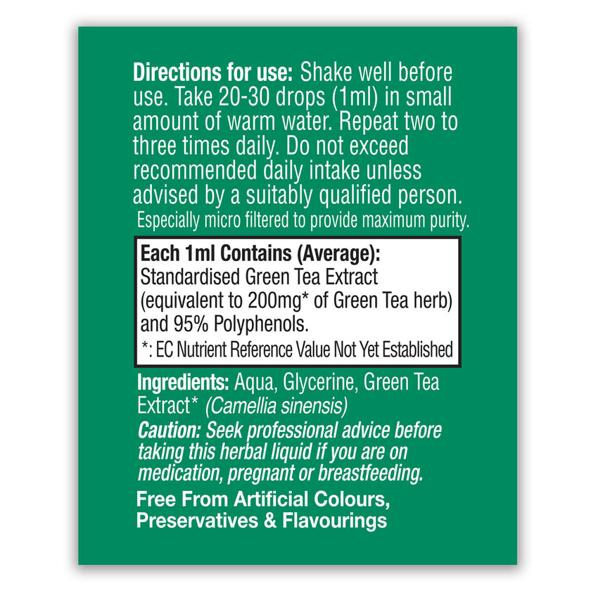 HealthAid Green Tea (Camellia Sinensis) Liquid