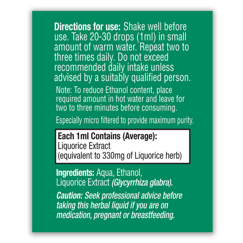 HealthAid Liquorice (Glycyrrhiza glabra) Liquid