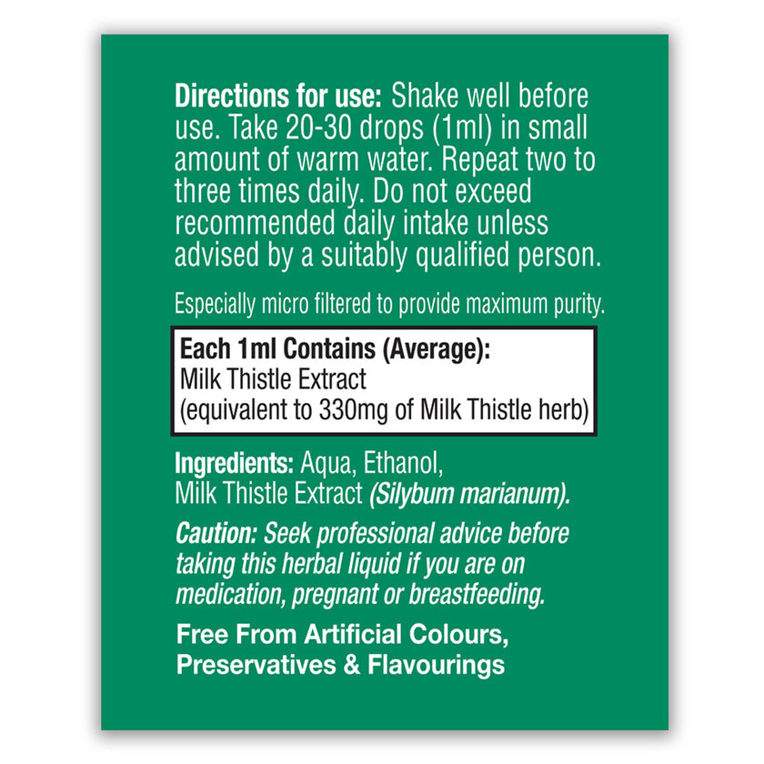 HealthAid Milk Thistle (Silybum msrianum) Liquid