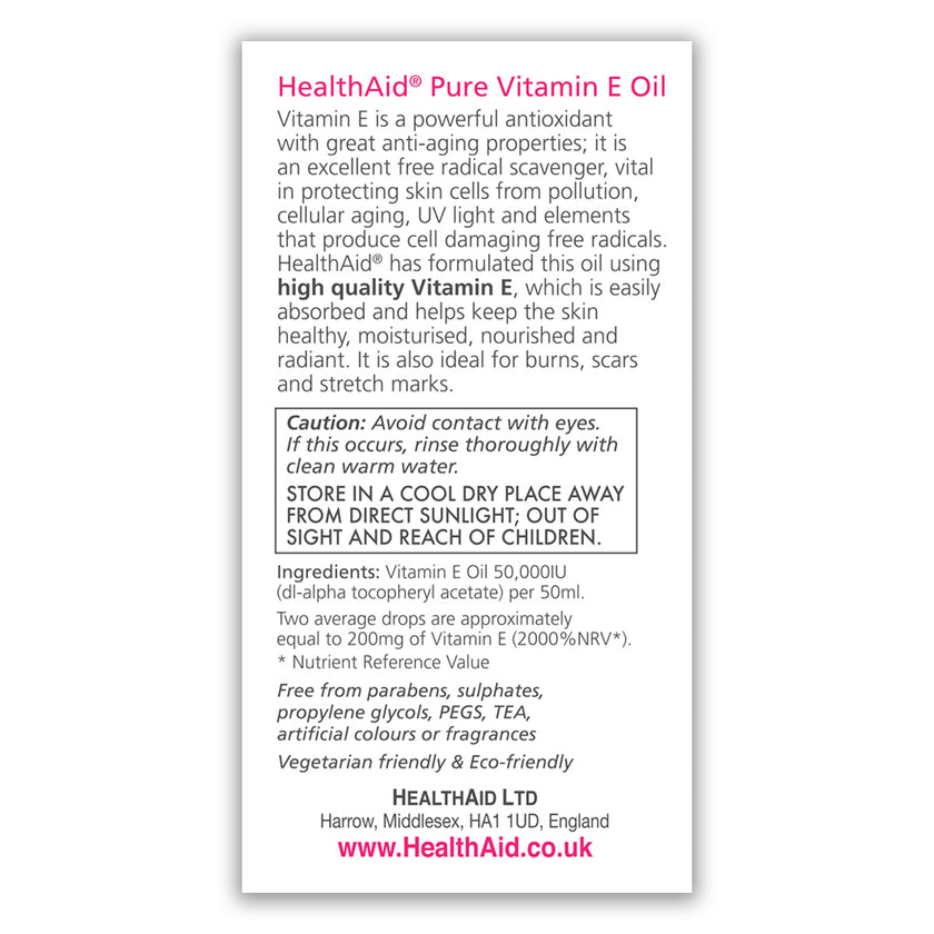 HealthAid Vitamin E Oil