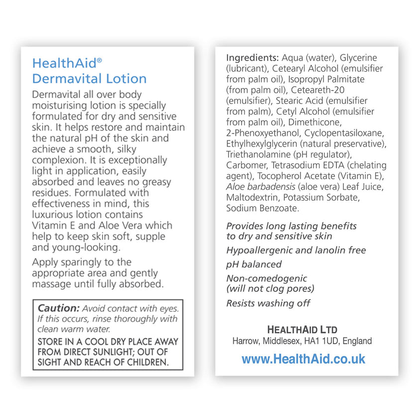 HealthAid Dermavital Lotion
