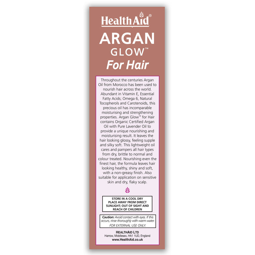 HealthAid Argan Glow Hair Oil