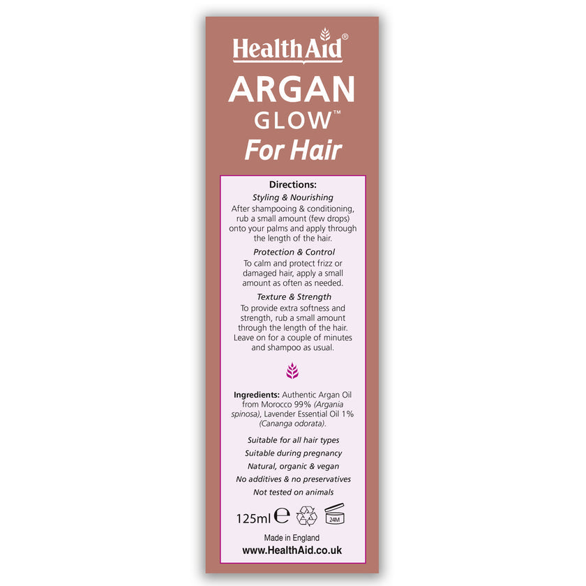 HealthAid Argan Glow Hair Oil