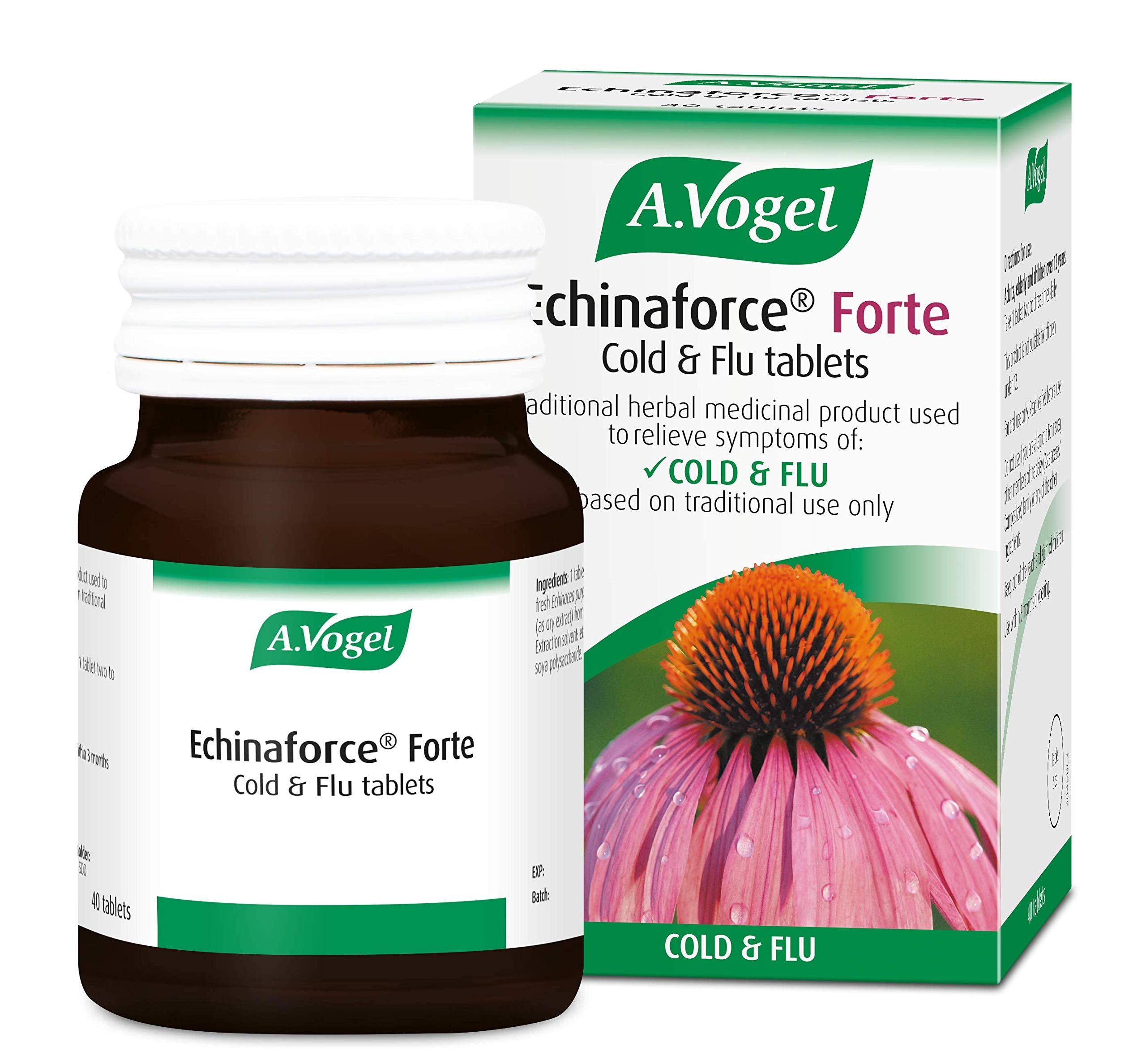A.Vogel Echinaforce Forte Cold & Flu 40 Tablets