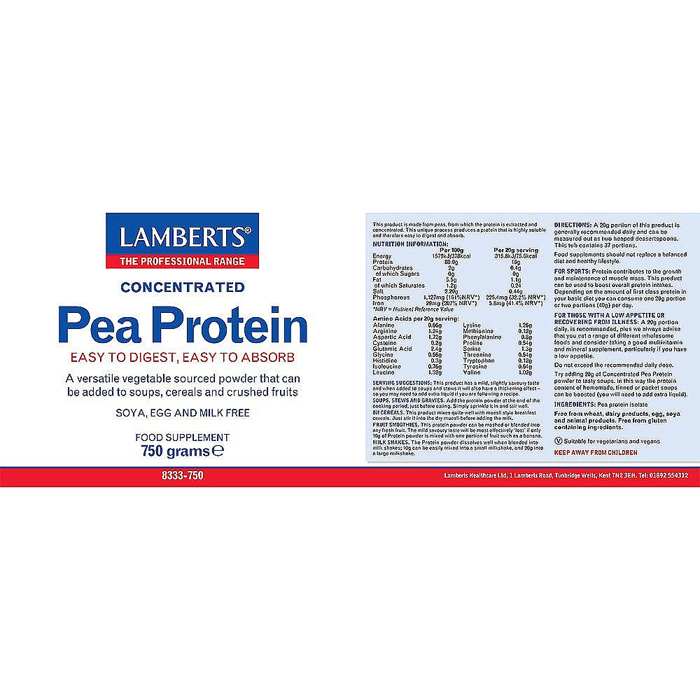 Lamberts Pea Protein (powder)