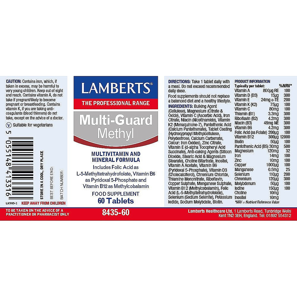 Lamberts Multi-Guard® Methyl 60 tablets