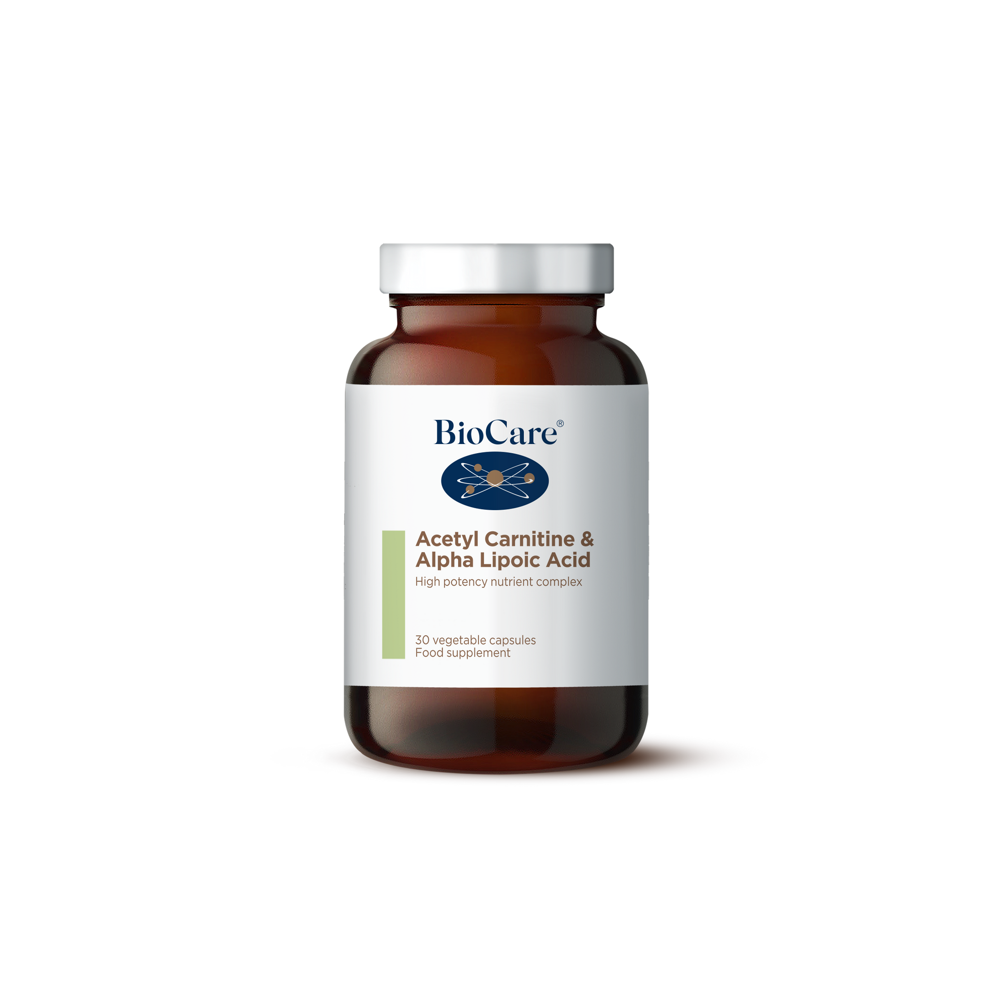 BioCare Acetyl Carnitine & Alpha Lipoic Acid 30 Capsules image 0