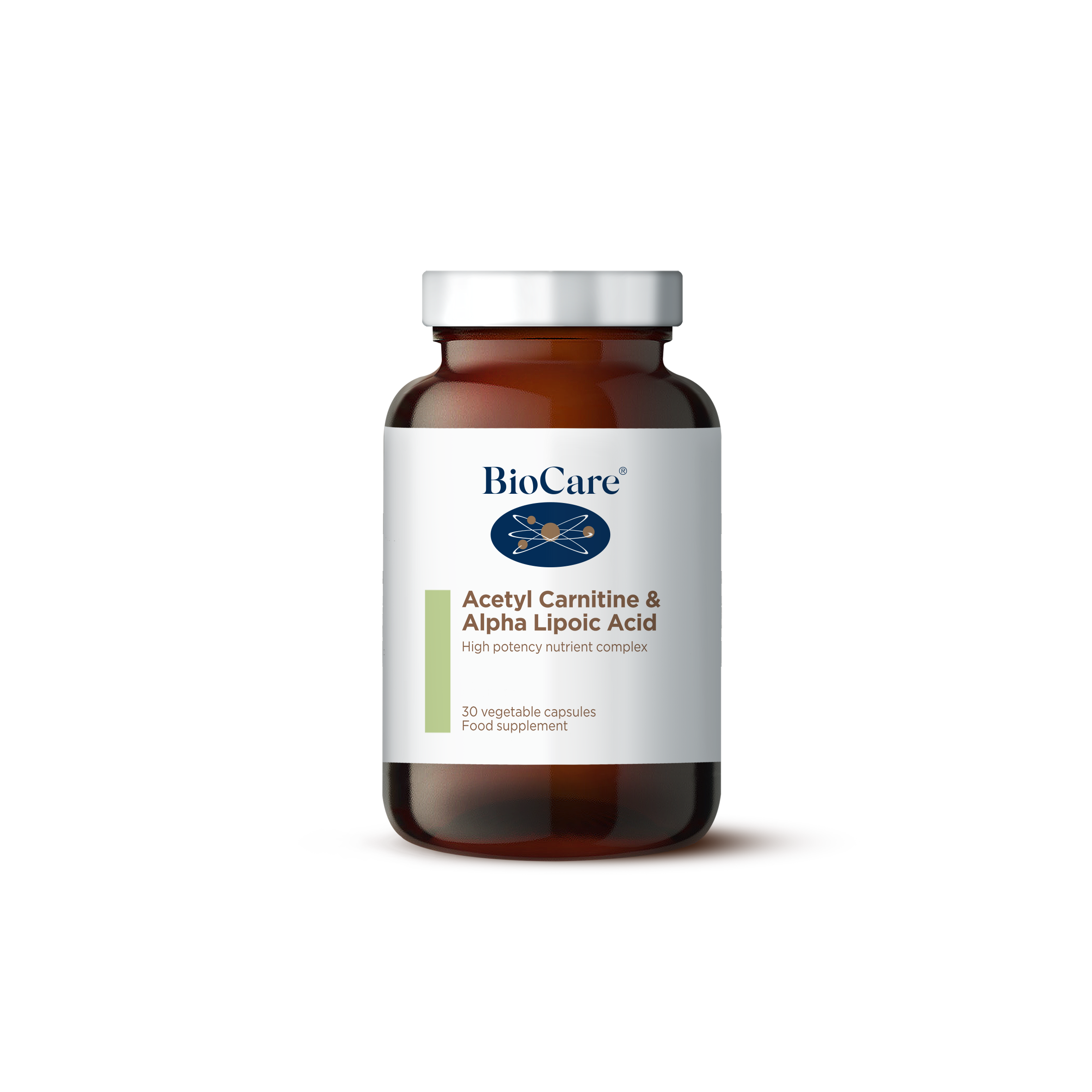 BioCare Acetyl Carnitine & Alpha Lipoic Acid 30 Capsules image 0