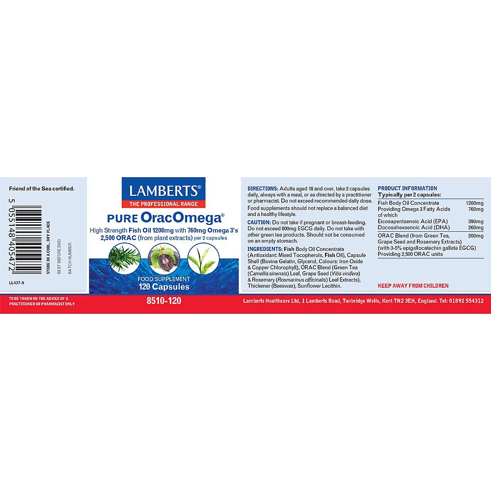 Lamberts OracOmega® 120 capsules