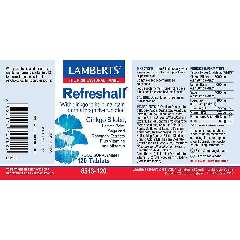 Lamberts Refreshall® 120 tablets