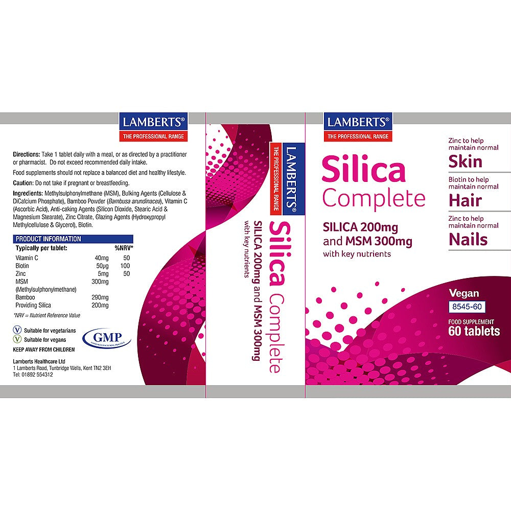 Lamberts Silica Complete 60 tablets
