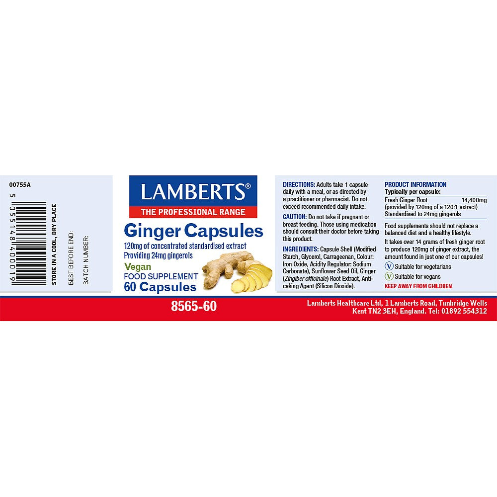 Lamberts Ginger Capsules