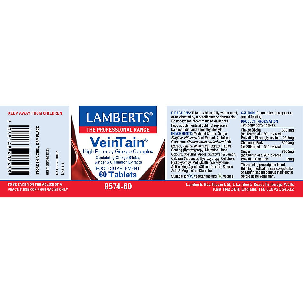Lamberts VeinTain® 60 tablets