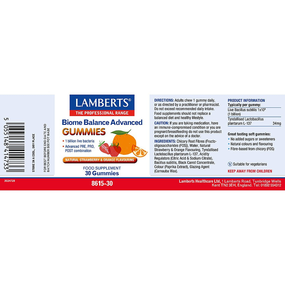 Lamberts Biome Balance Advanced Gummies