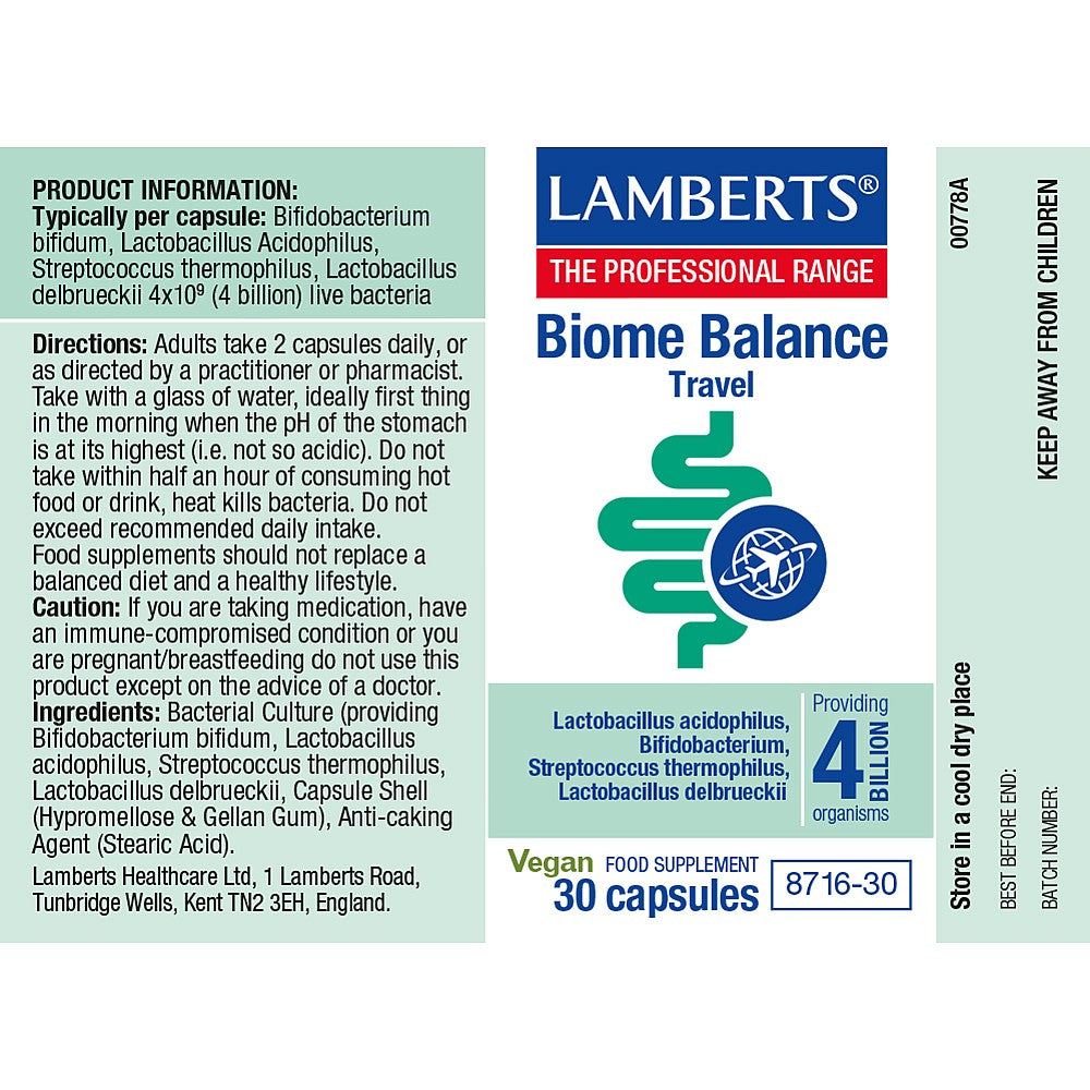 Lamberts Biome Balance Travel