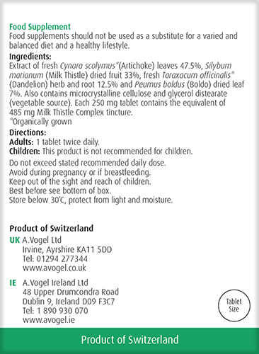 Milk Thistle Complex Tablets image 3