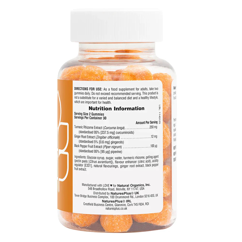NaturesPlus Gummies Turmeric Curcumin 60 Gummies image 1