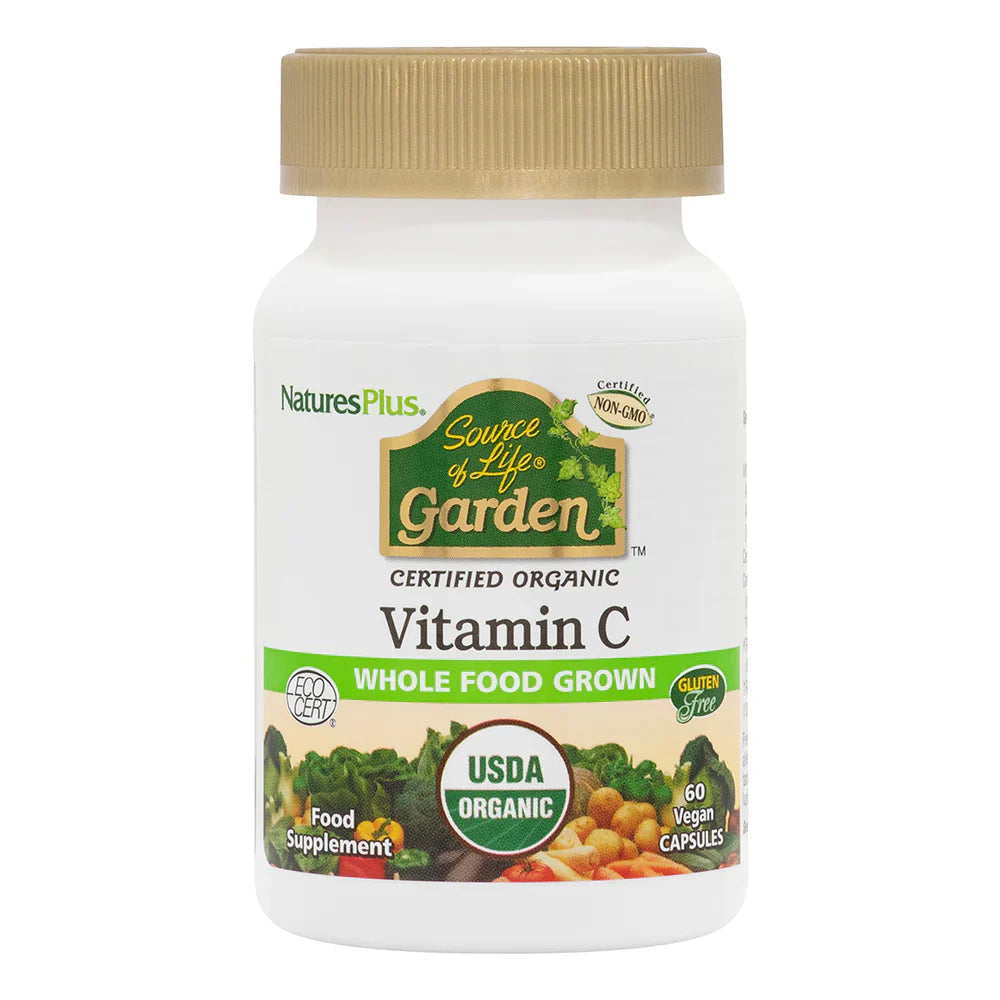 NaturesPlus Source of Life® Garden Vitamin C 500mg 60 Capsules image 0