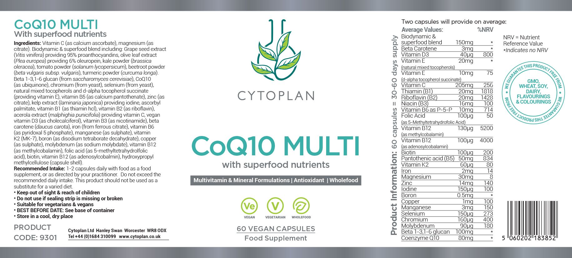 Cytoplan Men's Foundations of Health Bundle