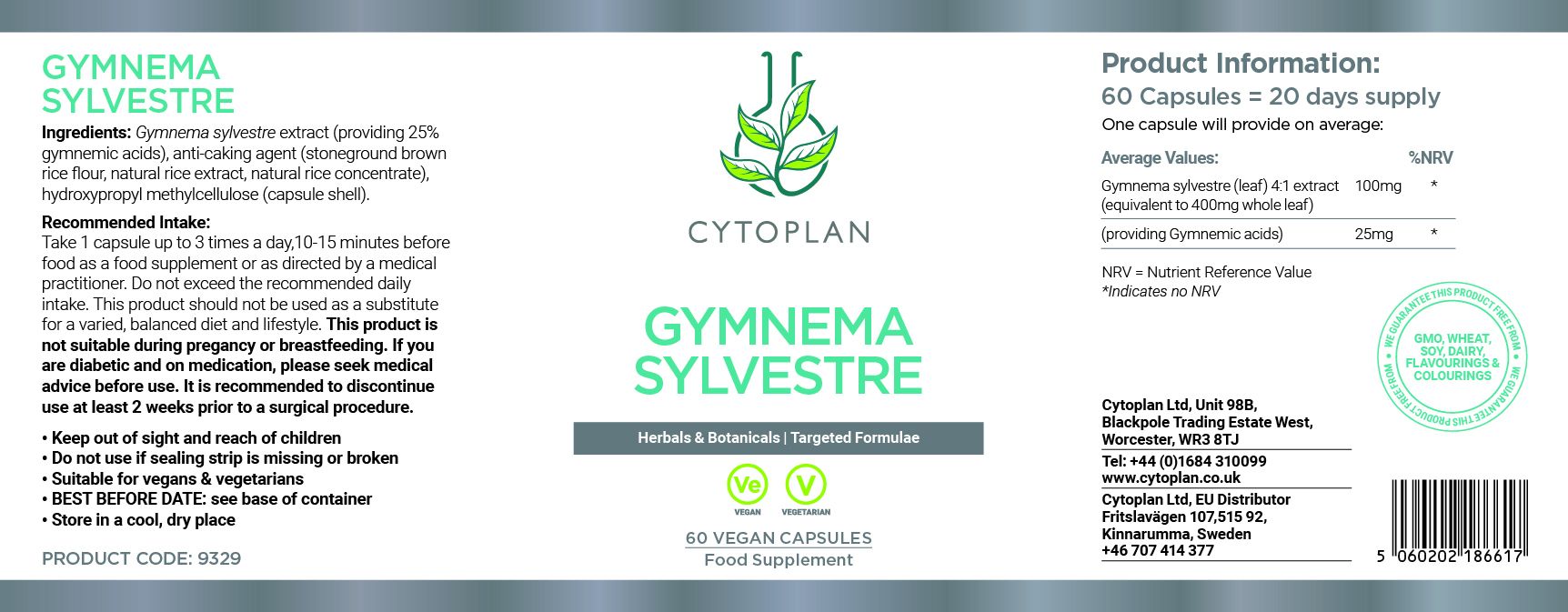 Cytoplan Gymnema Sylvestre