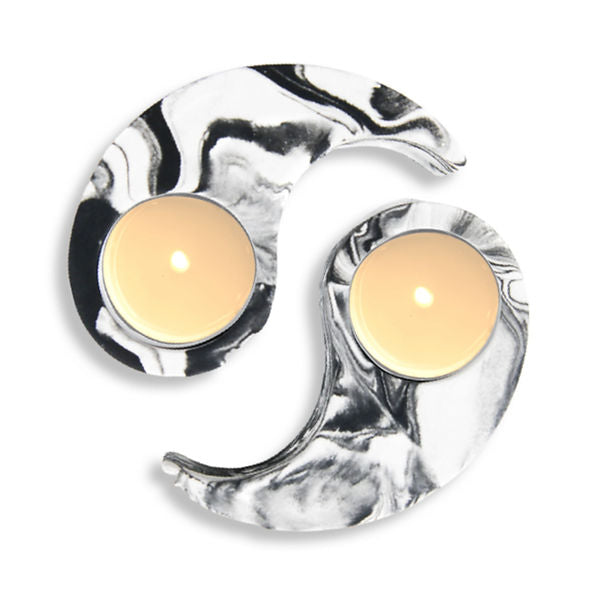 Corin Craft Ying and Yang Aphrodite Tea Light Holders