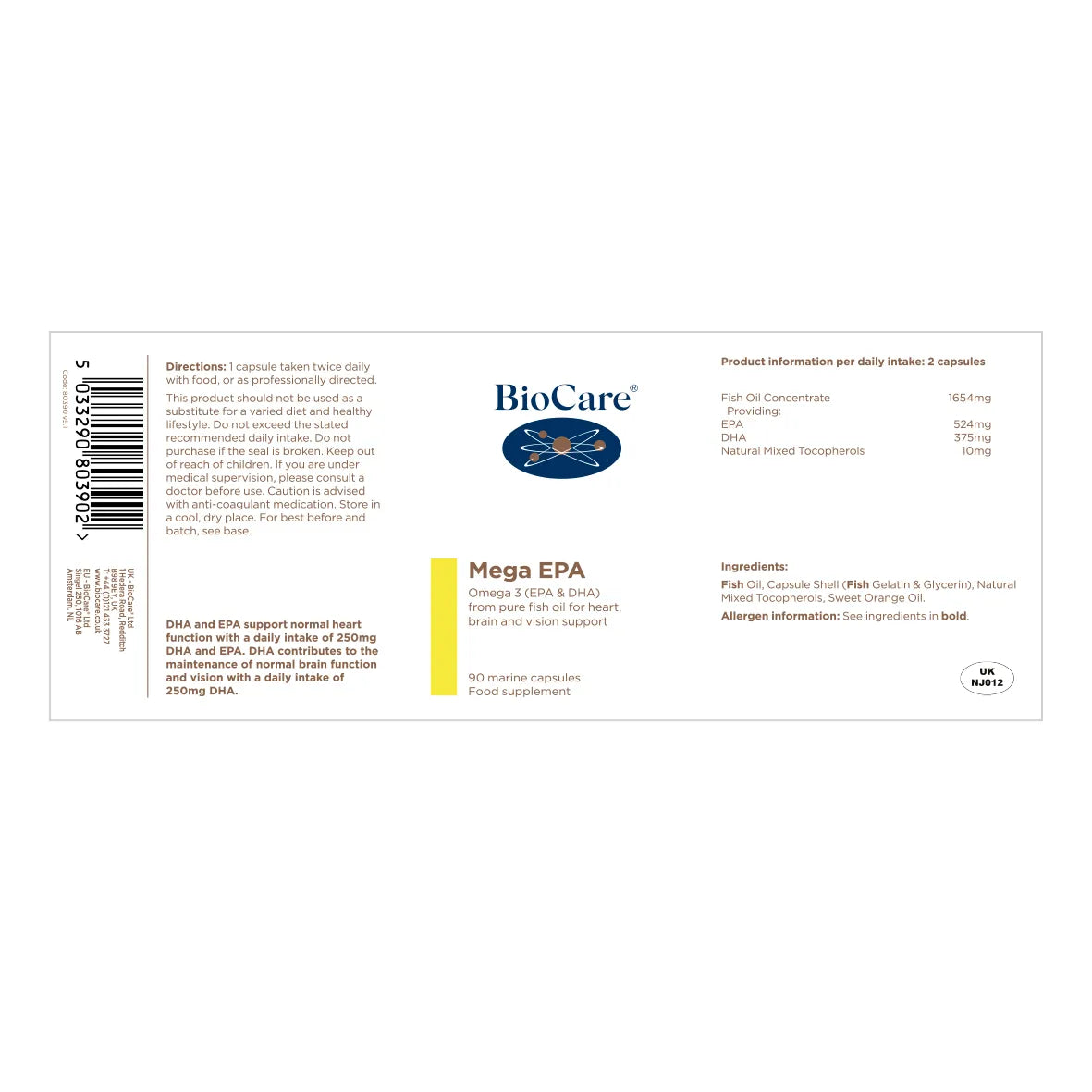 BioCare Mega EPA Capsules image 1