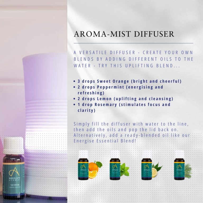 Absolute Aromas Aroma-Mist Ultrasonic Diffuser