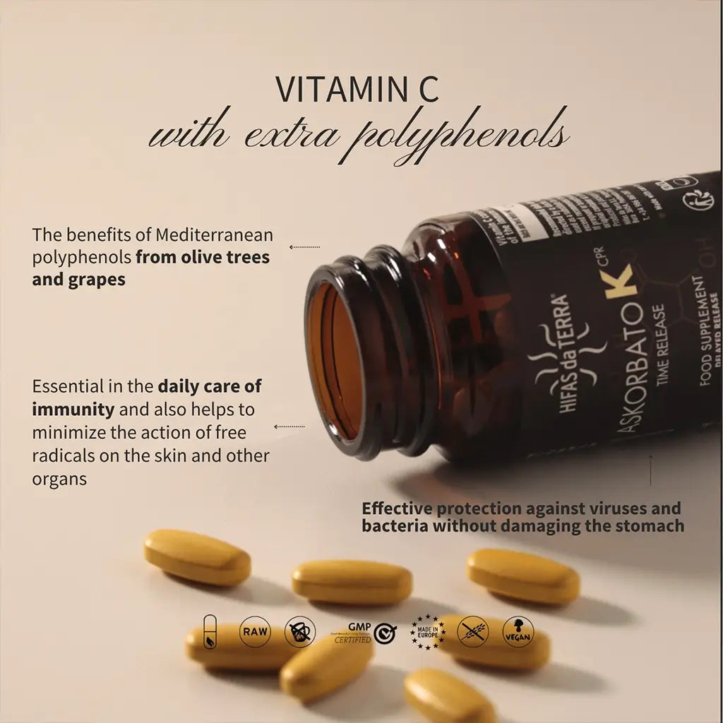 Hifas Da Terra Askorbato K (Vitamin C) 30 Tablets