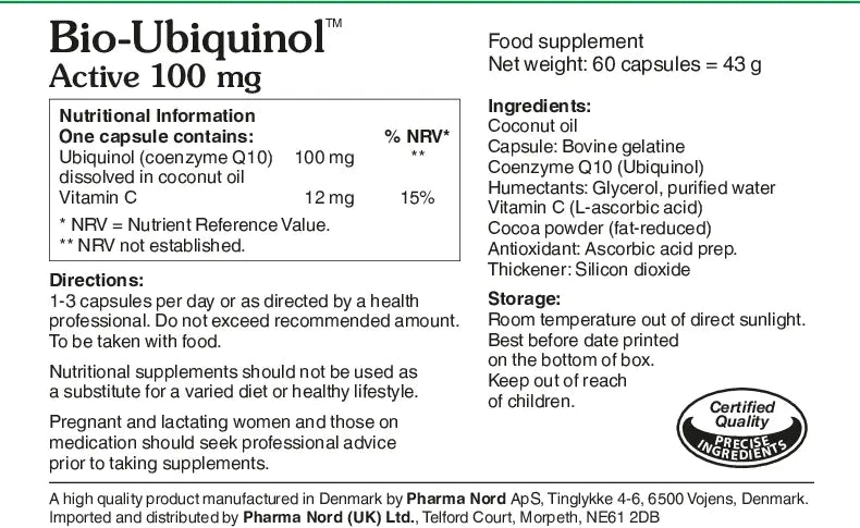 Pharma Nord Bio-Ubiquinol 100mg