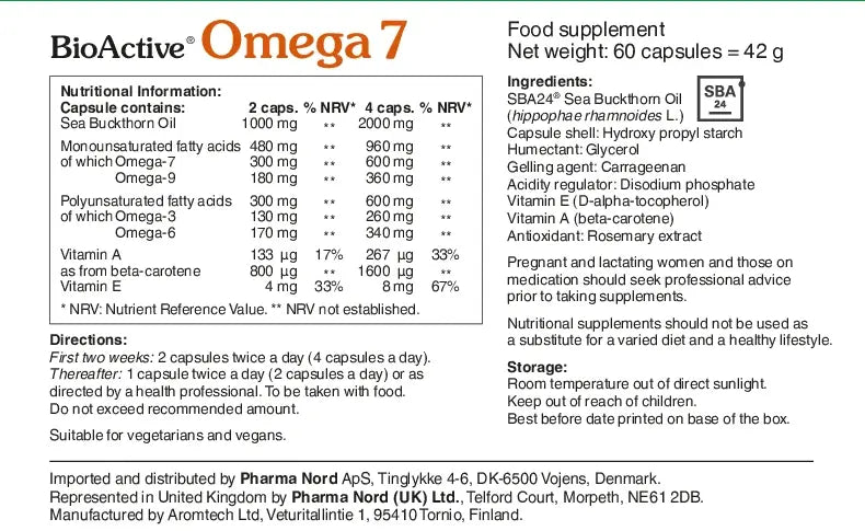 Pharma Nord Omega 7 SBA24