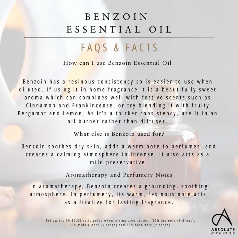 Absolute Aromas Benzoin 40% Essential Oil