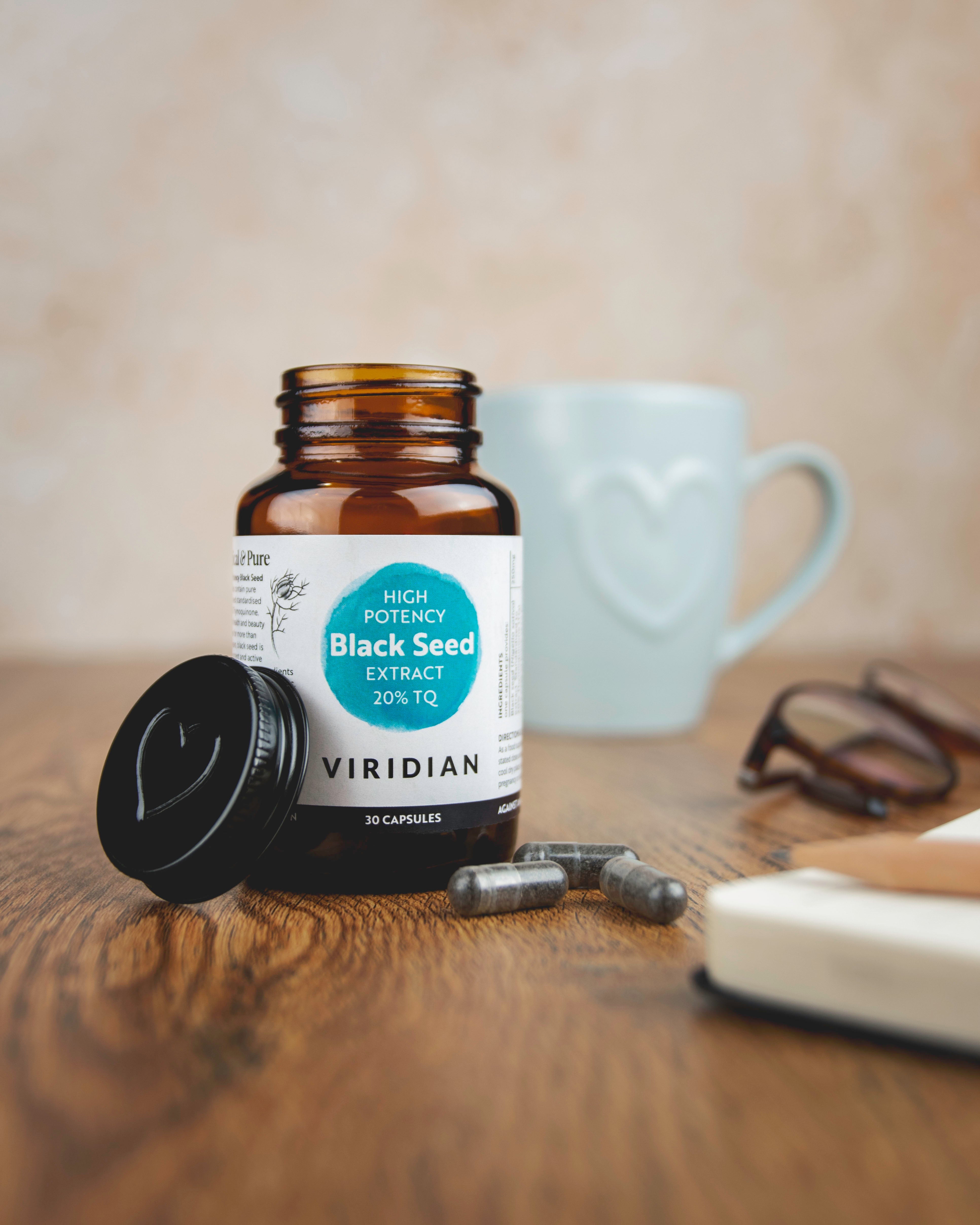 Viridian High Potency Black Seed Extract 20% TQ 30 Capsules