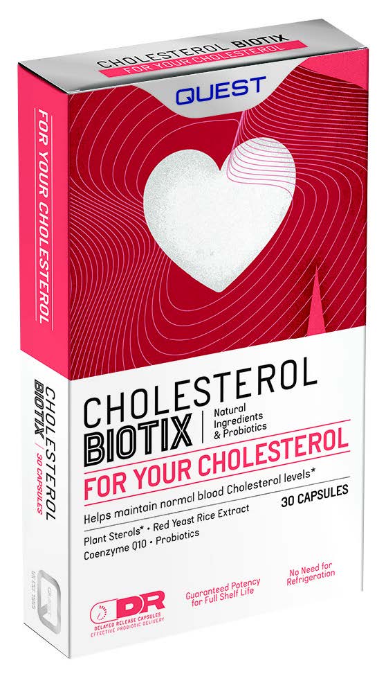 Quest CholesterolBiotix – 30 CAPSULES