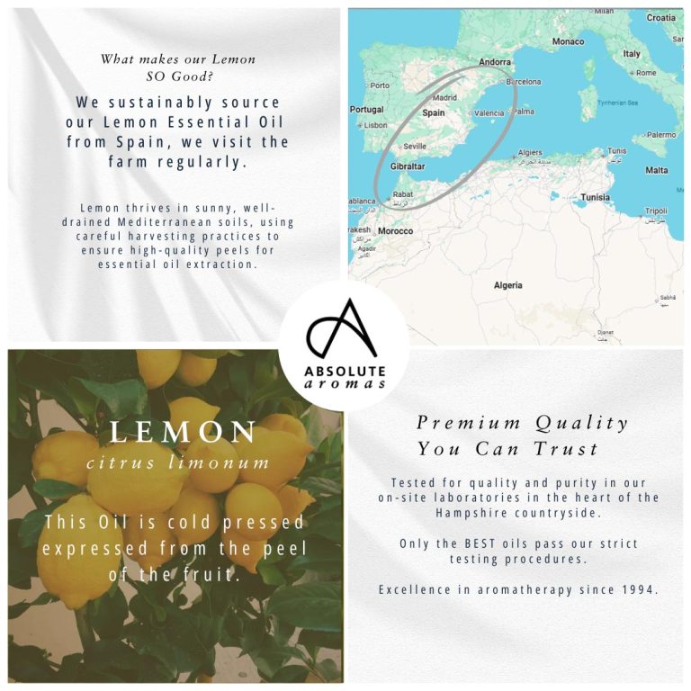 Absolute Aromas Lemon Essential Oil