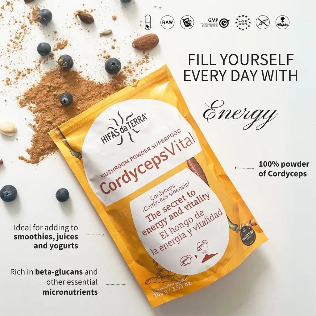 Hifas Da Terra Cordyceps Vital 100% Cordyceps Powder