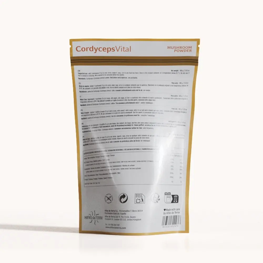 Hifas Da Terra Cordyceps Vital 100% Cordyceps Powder