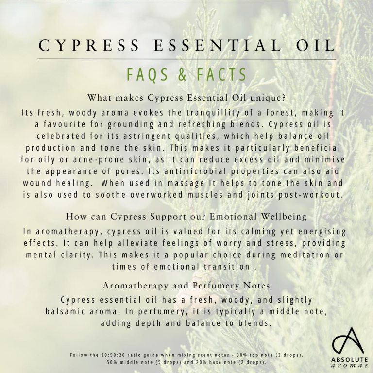 Absolute Aromas Cypress Essential Oil