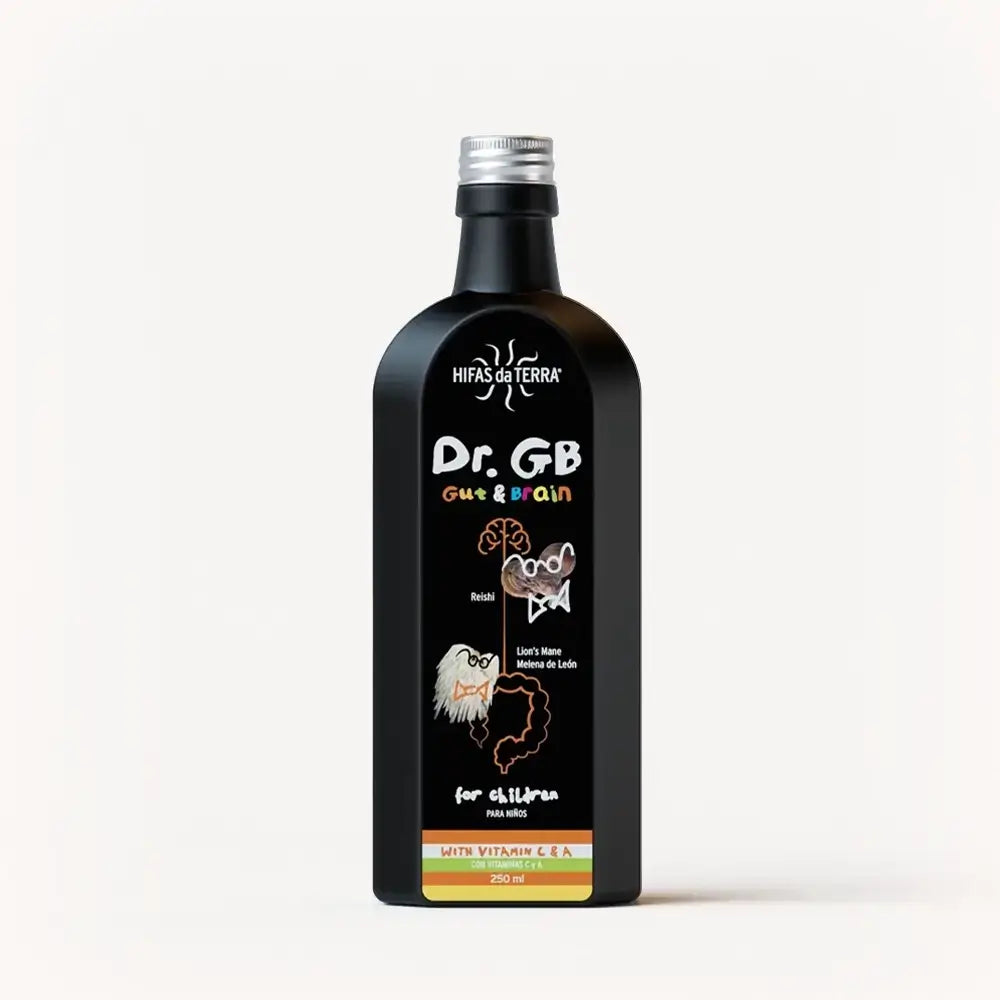 Hifas Da Terra Dr. GB (Gut & Brain) Syrup with Reishi, Lion's Mane, Prebiotics, and Vitamins C and A