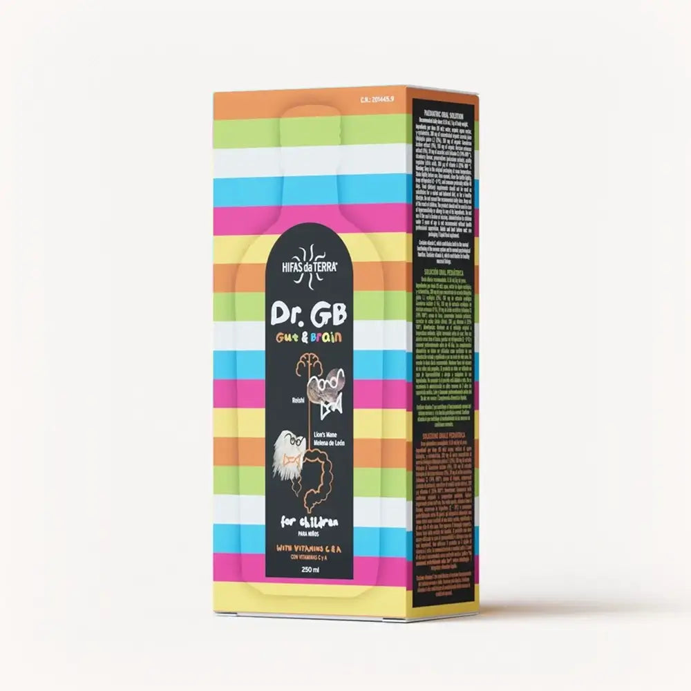 Hifas Da Terra Dr. GB (Gut & Brain) Syrup with Reishi, Lion's Mane, Prebiotics, and Vitamins C and A