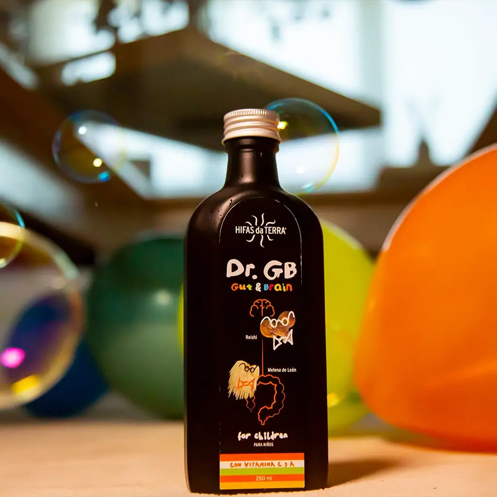Hifas Da Terra Dr. GB (Gut & Brain) Syrup with Reishi, Lion's Mane, Prebiotics, and Vitamins C and A