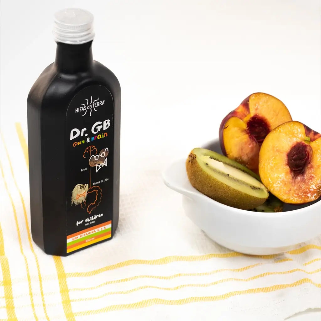 Hifas Da Terra Dr. GB (Gut & Brain) Syrup with Reishi, Lion's Mane, Prebiotics, and Vitamins C and A