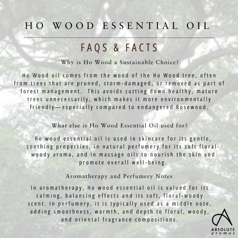 Absolute Aromas Ho Wood Essential Oil